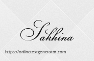 Sakhina