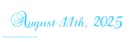 August 11th, 2025