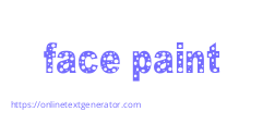 face paint