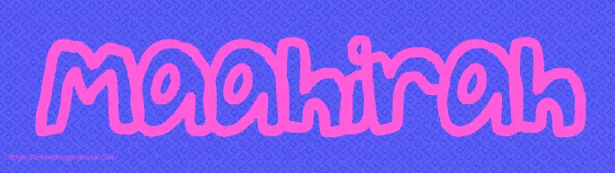 Maahirah