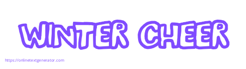 WINTER CHEER