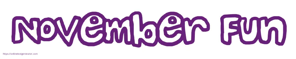 November Fun