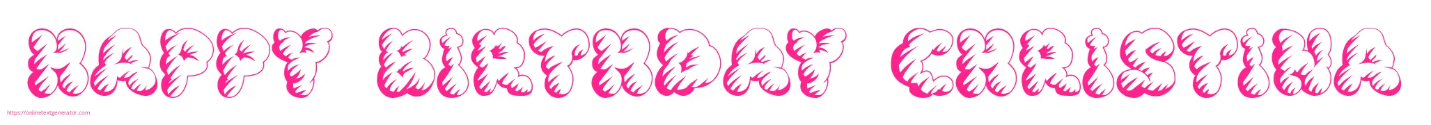 HAPPY BIRTHDAY CHRISTINA