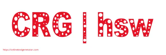 CRG | hsw