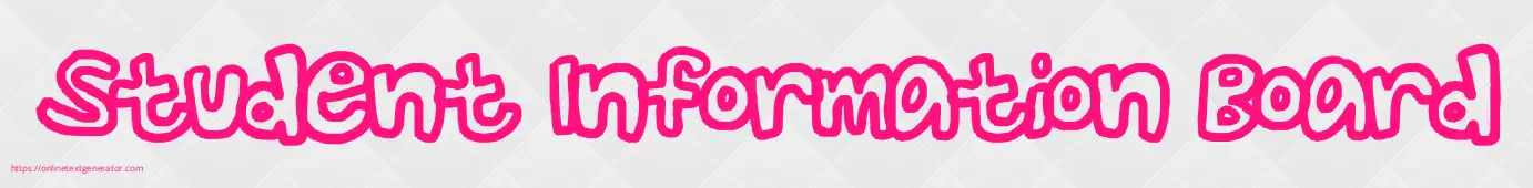 Student Information Board