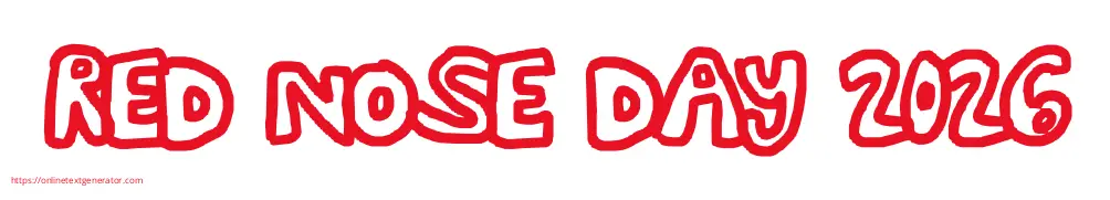 RED NOSE DAY 2026