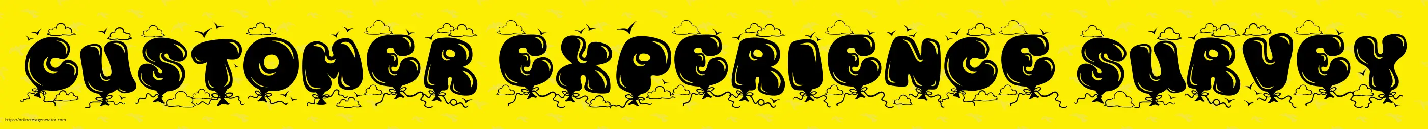 CUSTOMER EXPERIENCE SURVEY